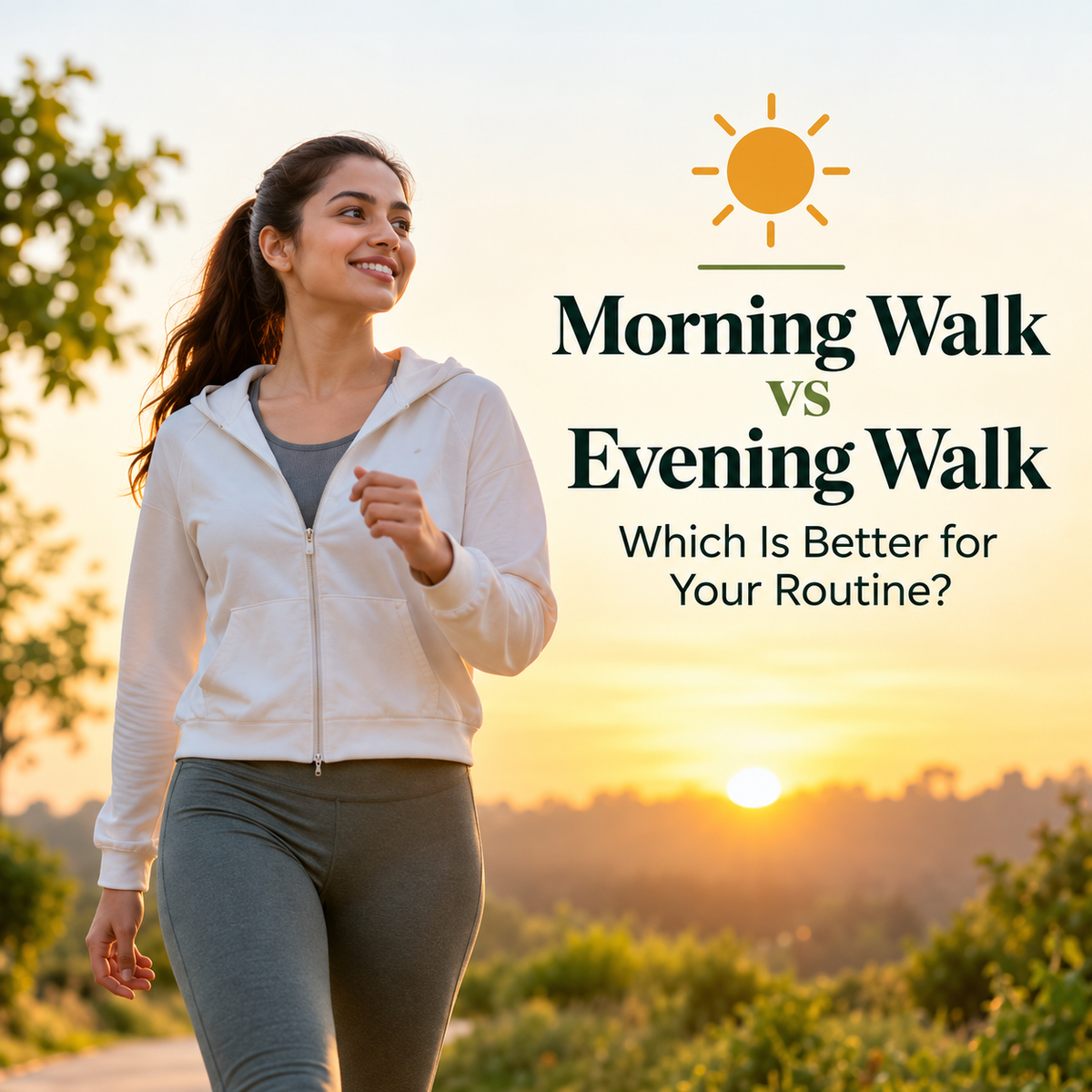 Morning Walk vs Evening Walk: Which Is Better for Your Routine?
