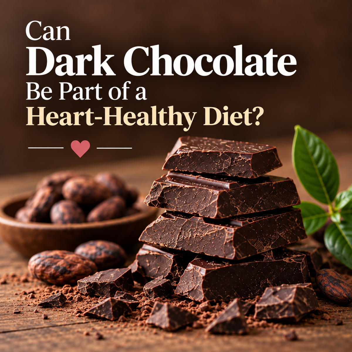 Can Dark Chocolate Be Part of a Heart-Healthy Diet?