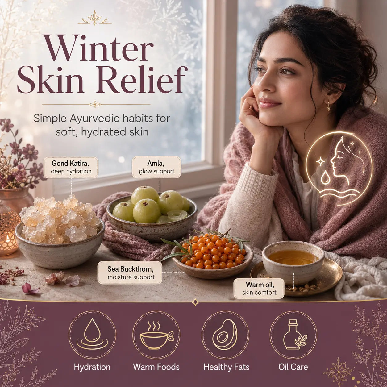 Ayurvedic Remedies for Winter Dry Skin: Daily Habits That Actually Work
