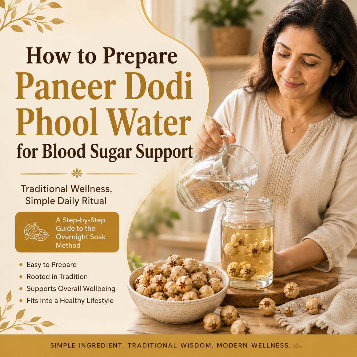 How to Prepare Paneer Dodi Phool Water for Blood Sugar Support