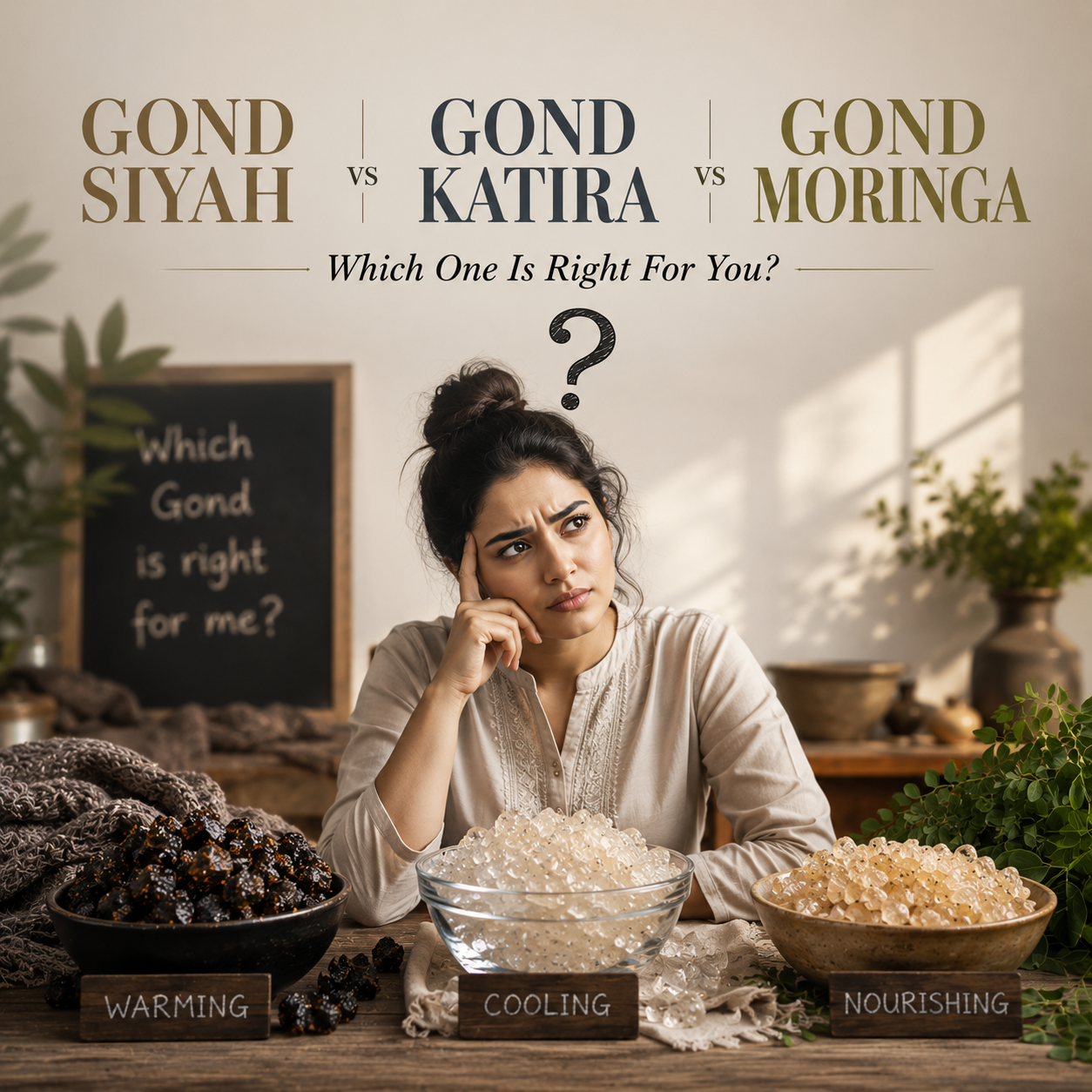 Gond Siyah vs Gond Katira vs Gond Moringa: Which One Is Right for You?