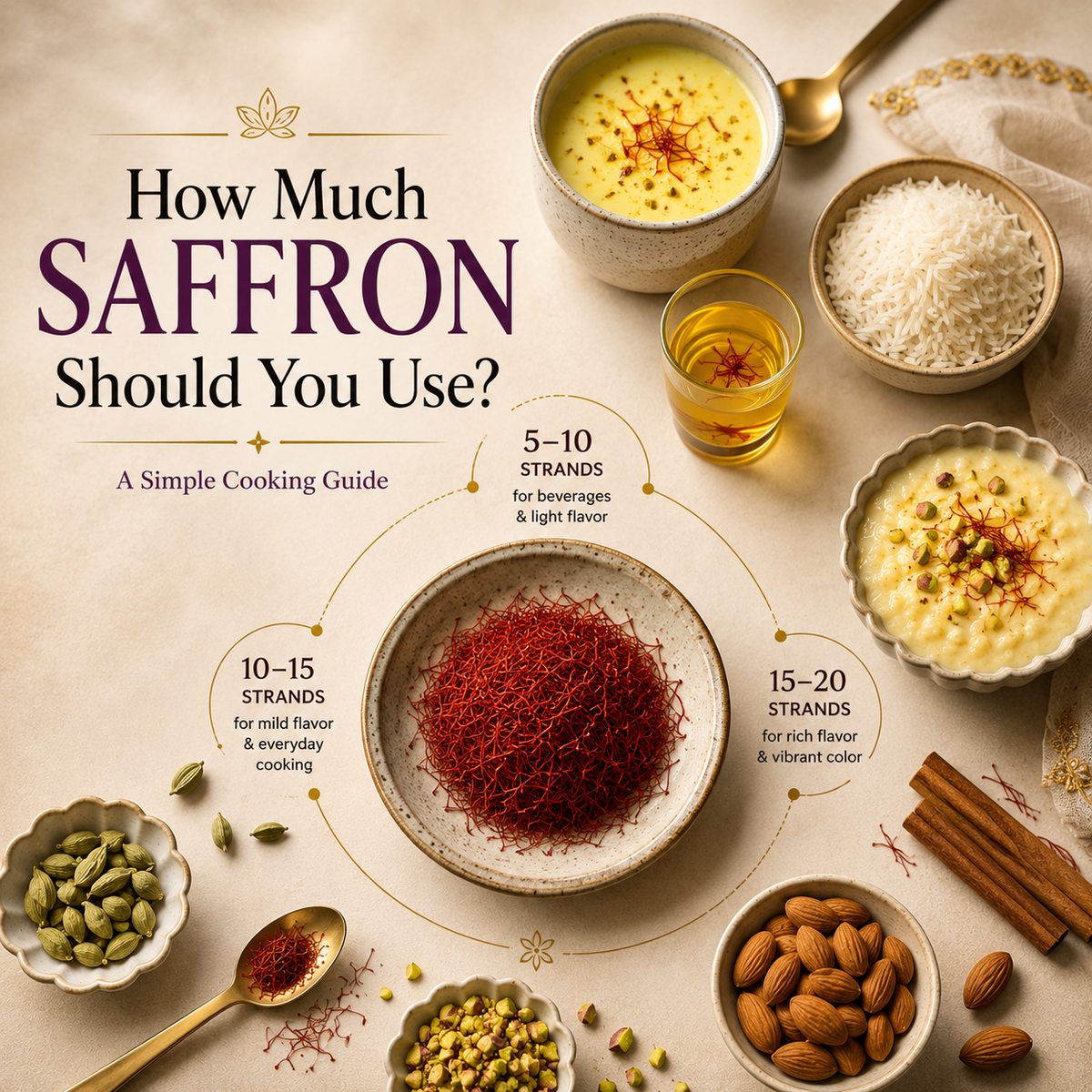 How Much Saffron Should You Use in Cooking?