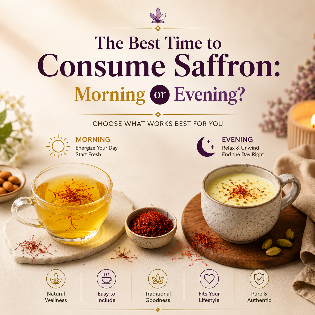 The Best Time to Consume Saffron: Morning or Evening?