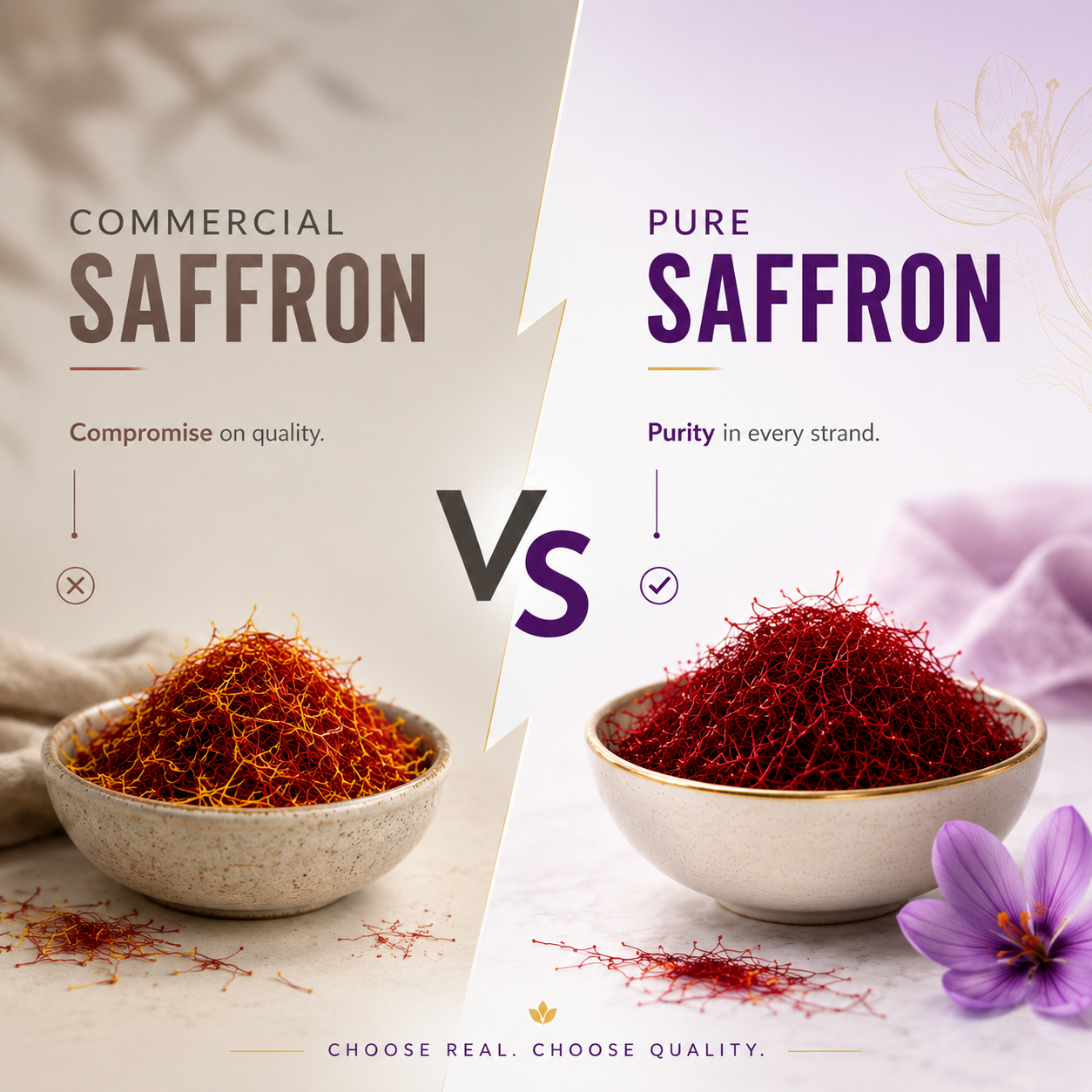 Pure vs Commercial Saffron: Which Brands Deliver Real Quality?