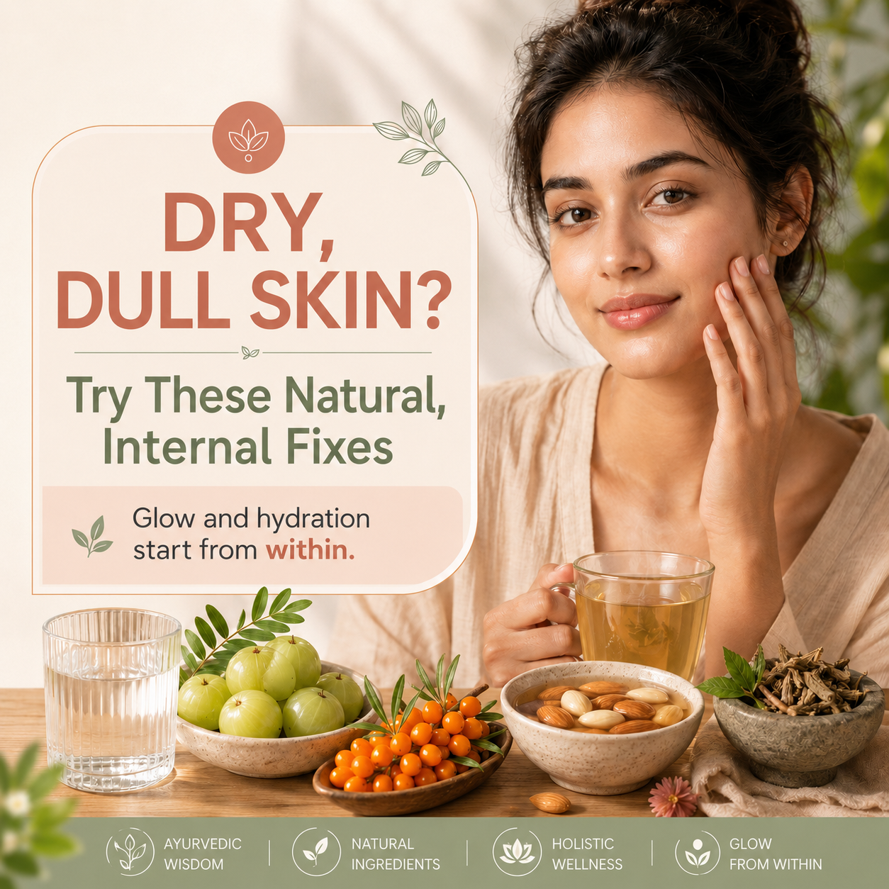 Dry, Dull Skin? Try These Natural, Internal Fixes