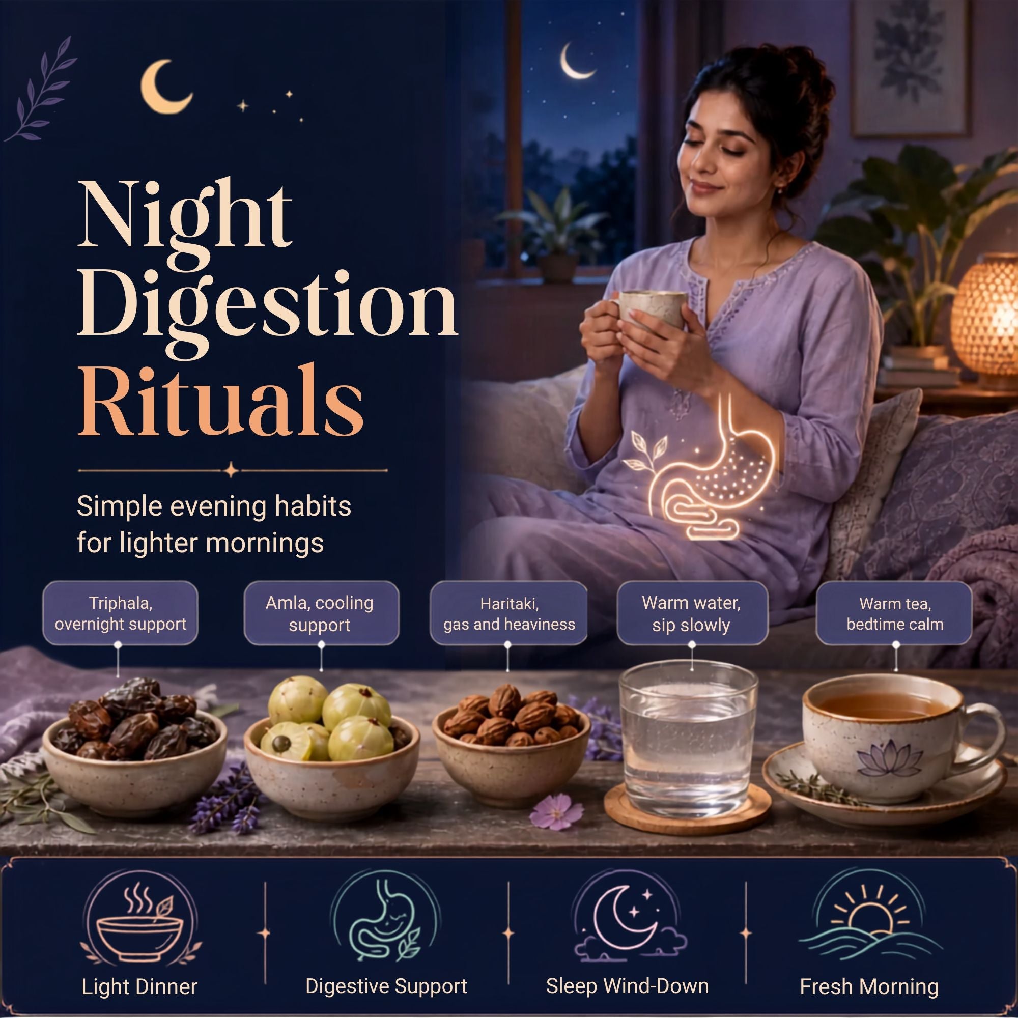 Nighttime Digestion Rituals for a Fresh, Light Morning