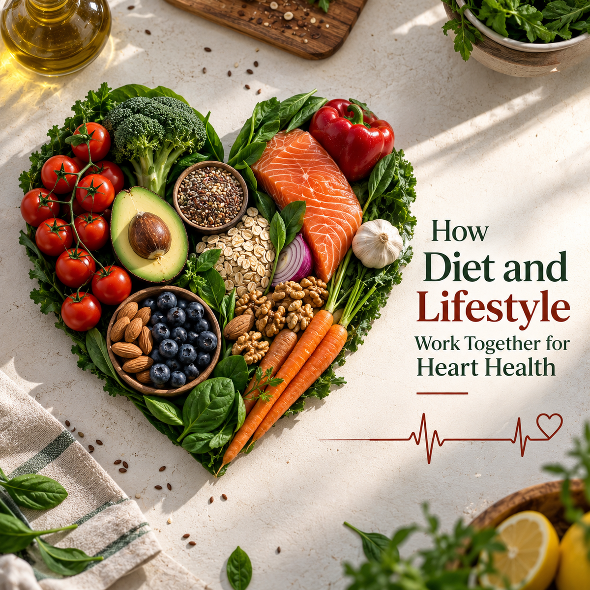 How Diet and Lifestyle Work Together for Heart Health