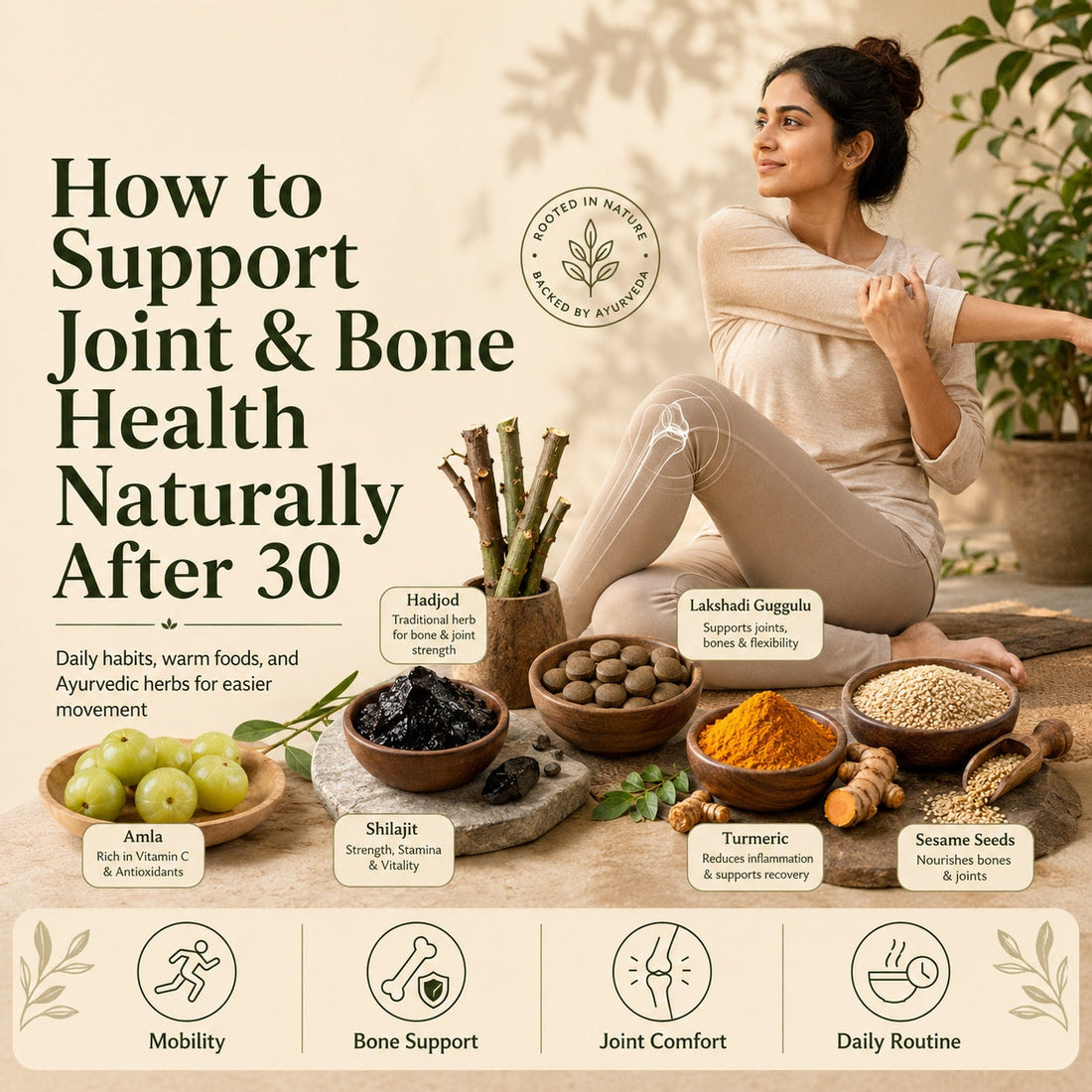 Support Joint & Bone Health After 30: Ayurvedic Guide