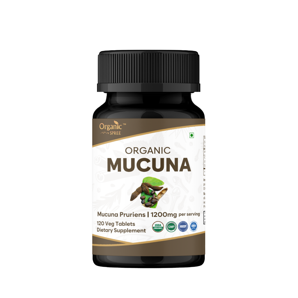 Organic Spree Mucuna 120 Tablets - Organic Certified