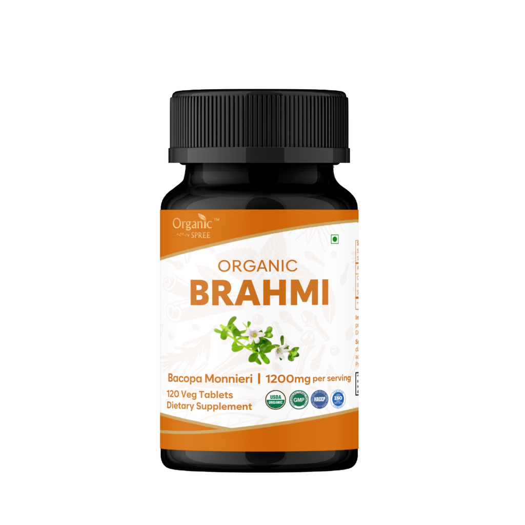 Organic Spree Brahmi 120 Tablets - Organic Certified