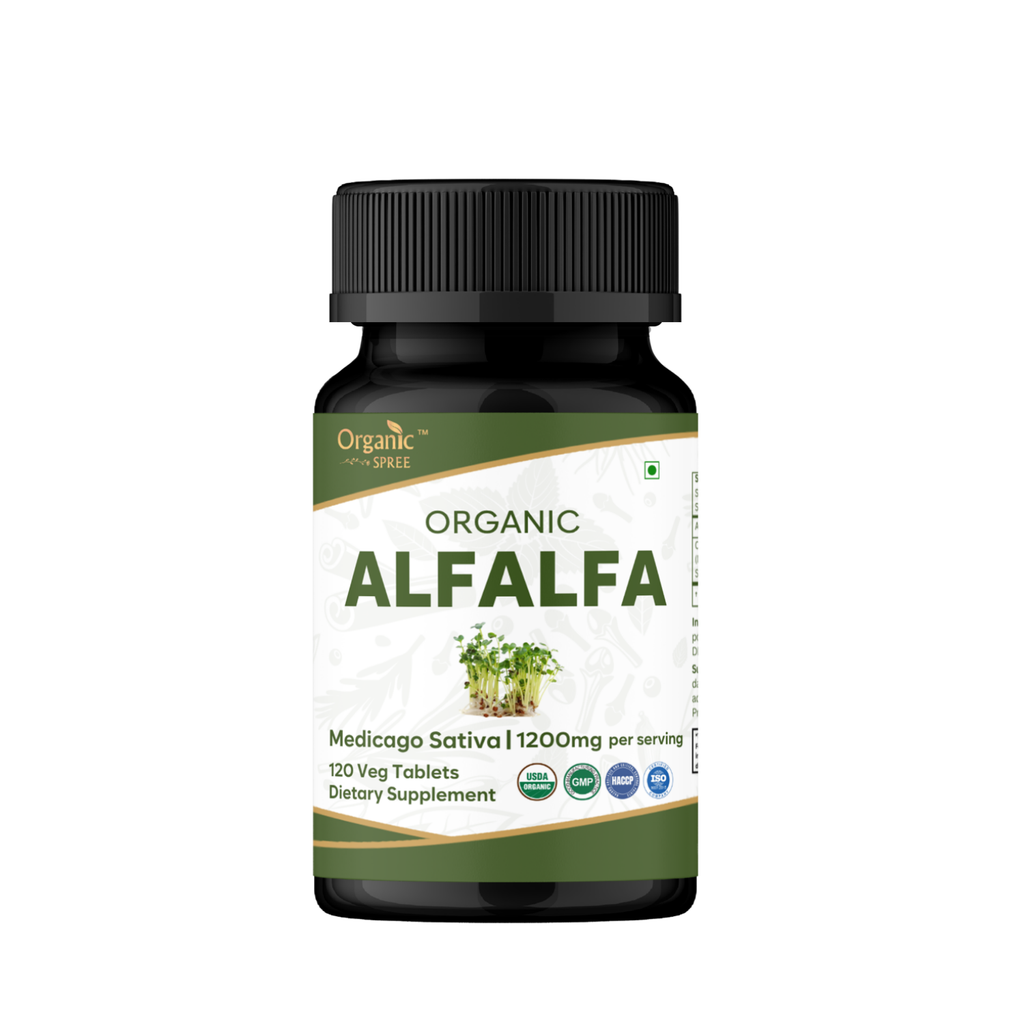 Organic Spree Alfalfa 120 Tablets - Organic Certified