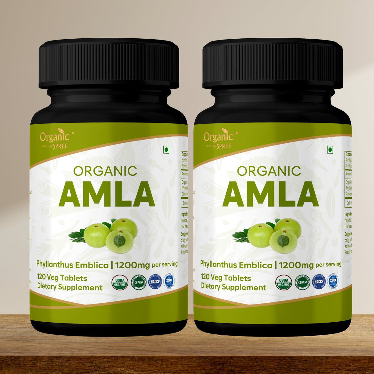 Organic Spree Amla 120 Tablets - Organic Certified