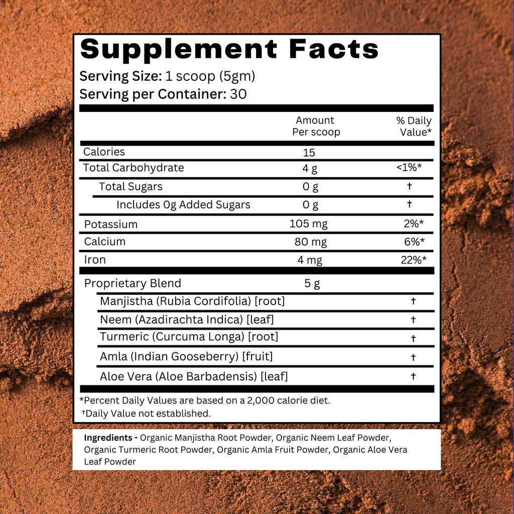 Organic Spree Glowssence Powder - 150 g (5.3oz) | USDA Organic Certified