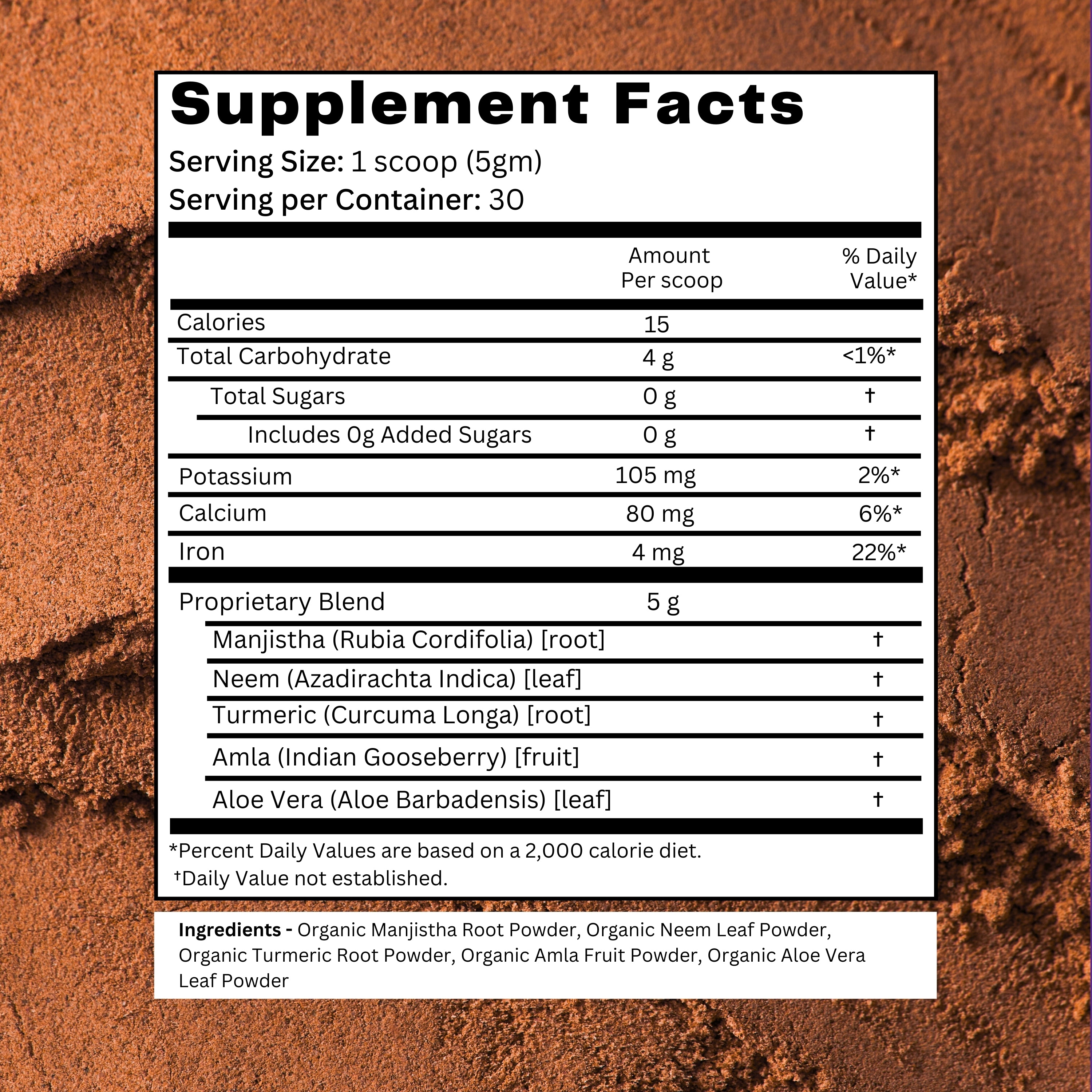 Organic Spree Glowssence Powder - 150 g (5.3oz) | USDA Organic Certified