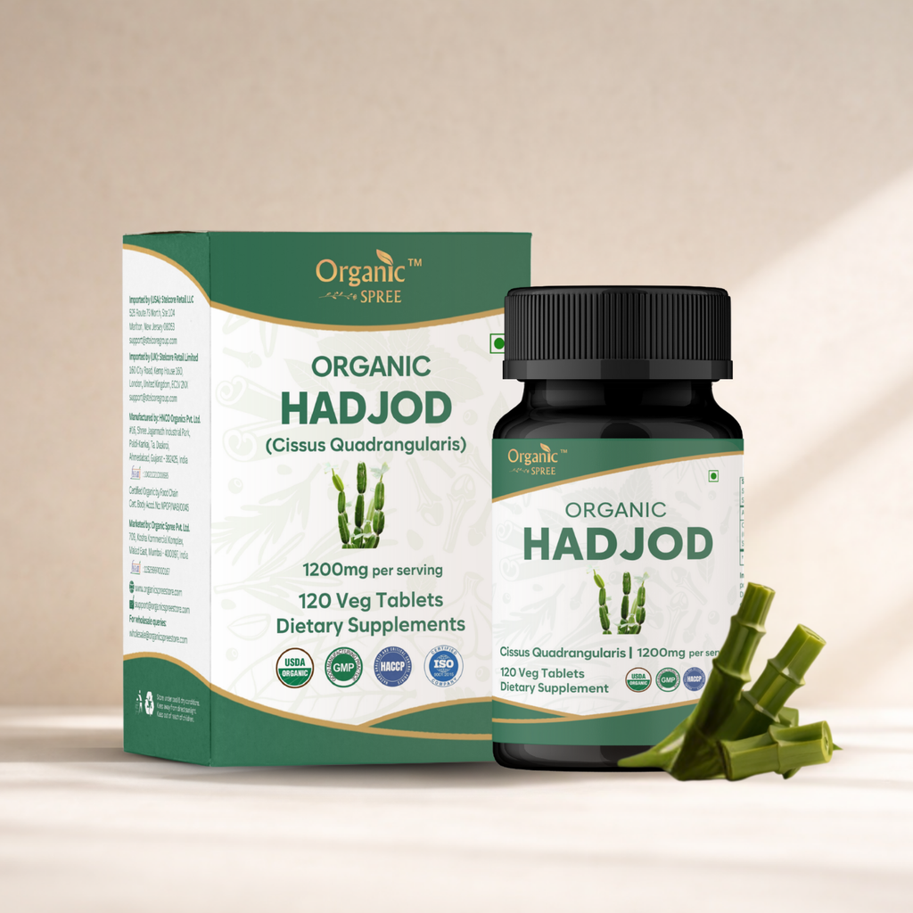 Organic Spree Hadjod (Cissus) 120 Tablets - Organic Certified