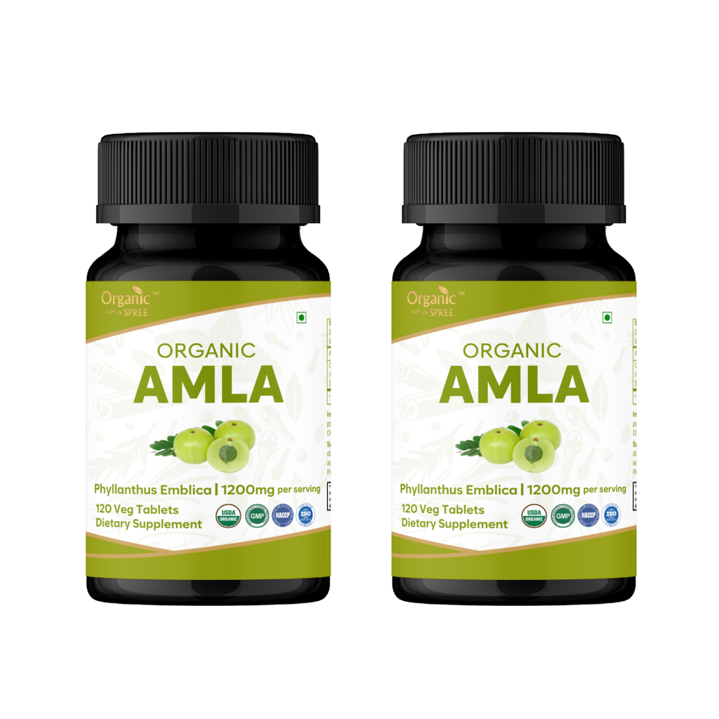 Organic Spree Amla 120 Tablets - Organic Certified