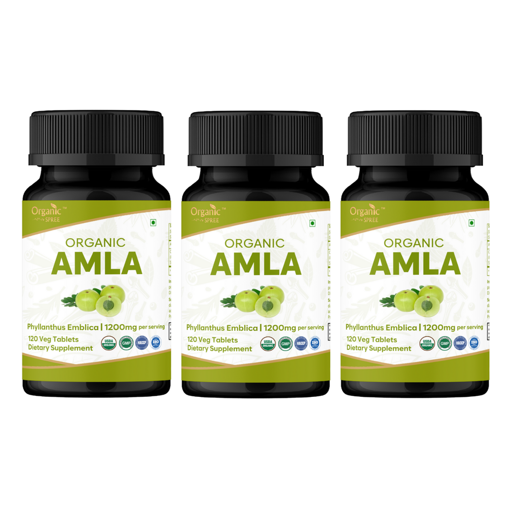 Organic Spree Amla 120 Tablets - Organic Certified