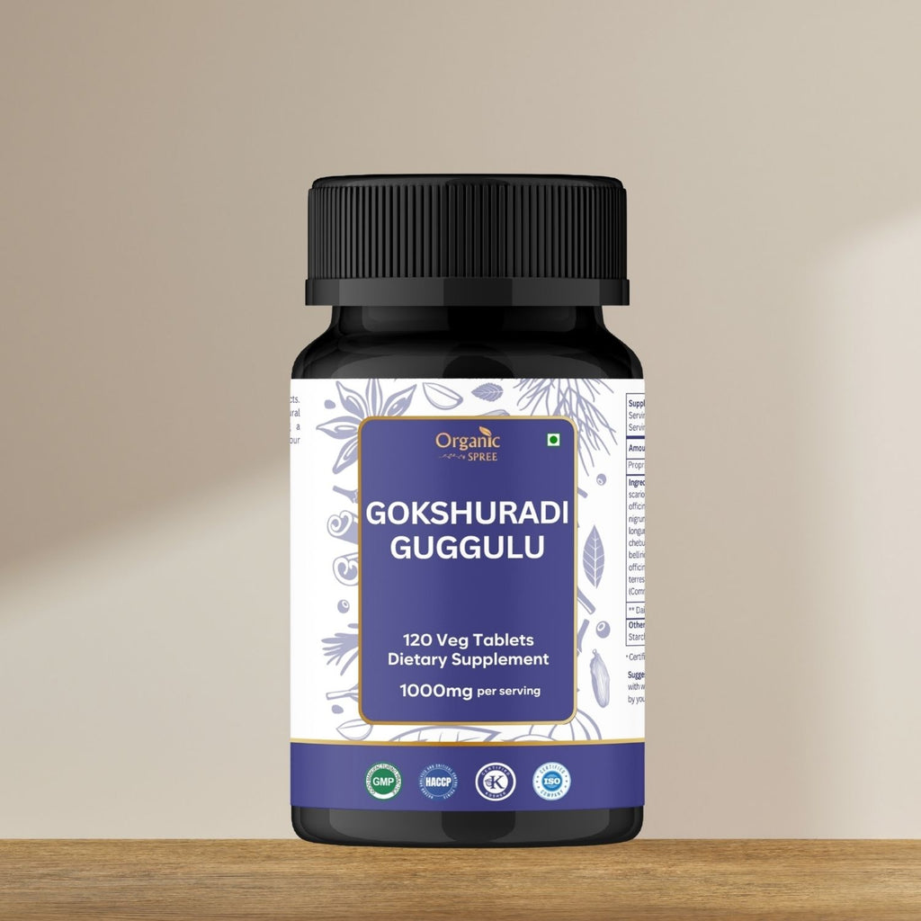 Organic Spree Gokshuradi Guggulu 120 Tablets - GMP Certified