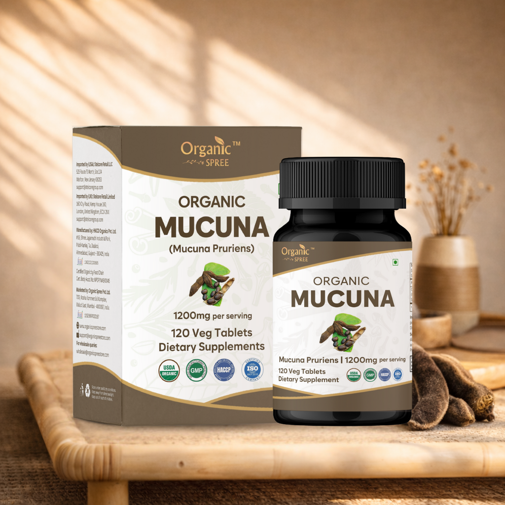 Organic Spree Mucuna 120 Tablets - Organic Certified
