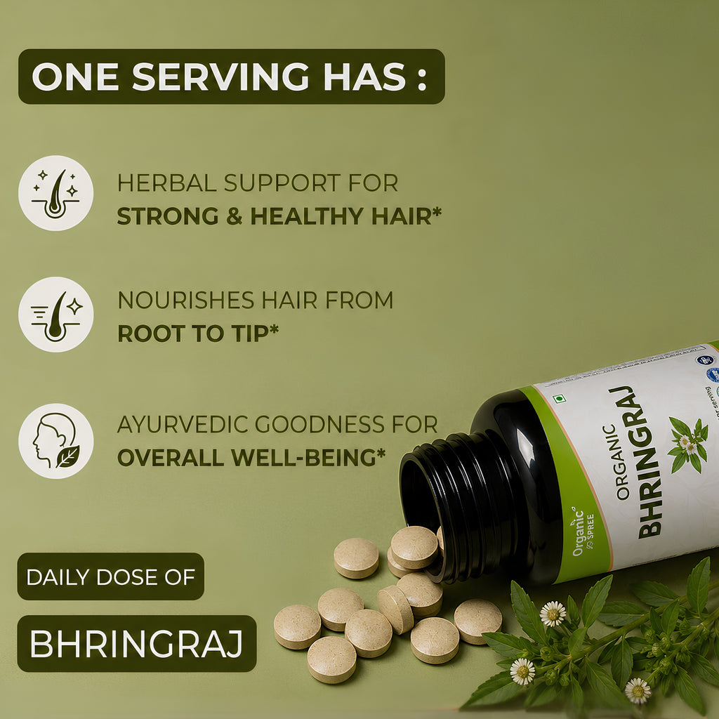 Organic Spree Bhringraj 120 Tablets - Organic Certified