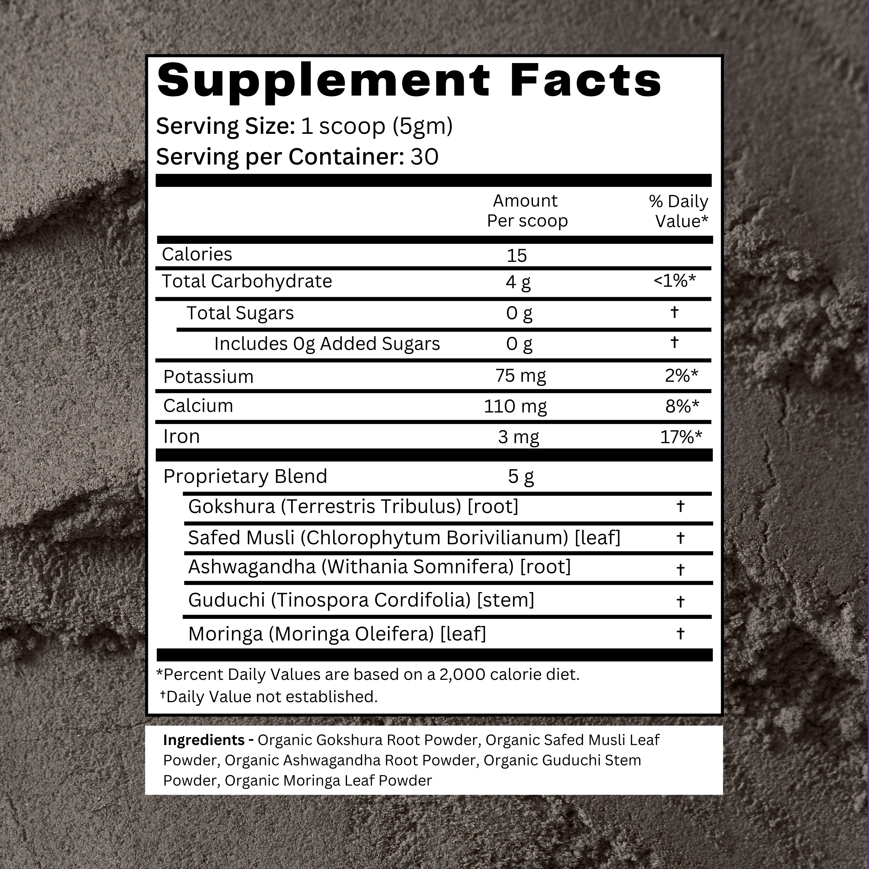 Organic Spree Stamiora Powder – 150 g (5.3 oz) | USDA Organic Certified