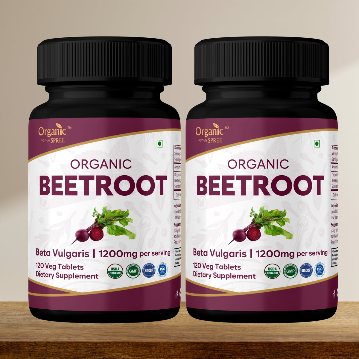 Organic Spree Beetroot 120 Tablets - Organic Certified