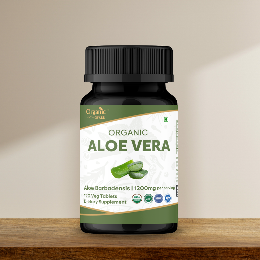 Organic Spree Aloe Vera 120 Tablets | Organic Certified