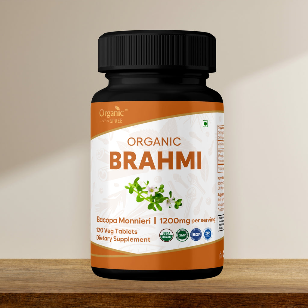 Organic Spree Brahmi 120 Tablets - Organic Certified
