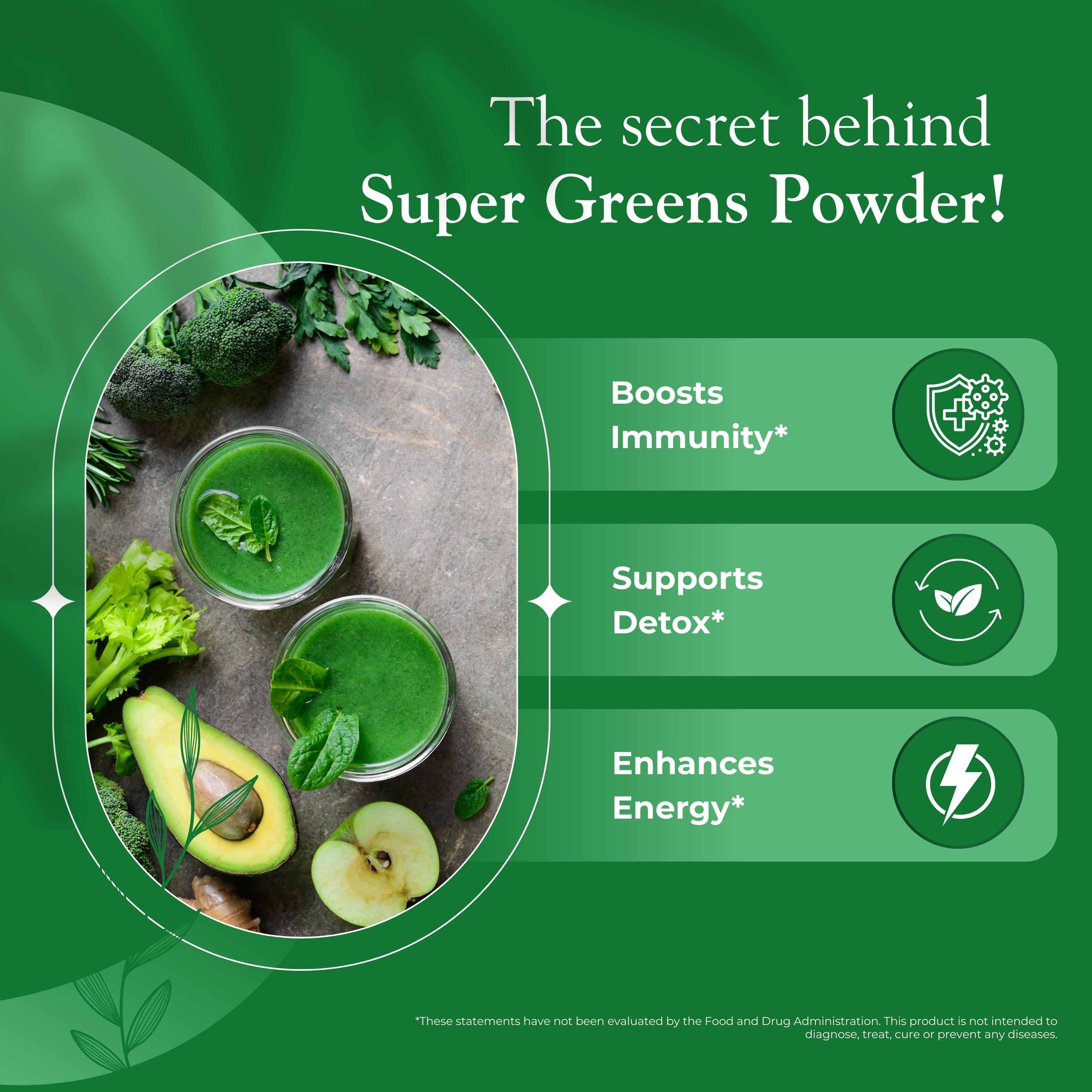 Organic Spree Super Greens Powder – 150 gm (5.3oz) | USDA Organic Certified