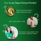 Organic Spree Super Greens Powder – 150 gm (5.3oz) | USDA Organic Certified