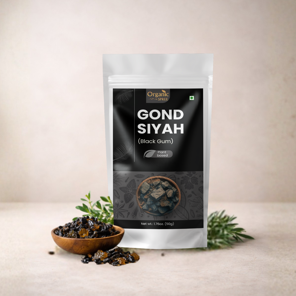 Organic Spree GOND SIYAH 200 grams (7.05oz) | Black Gum - GMP Certified