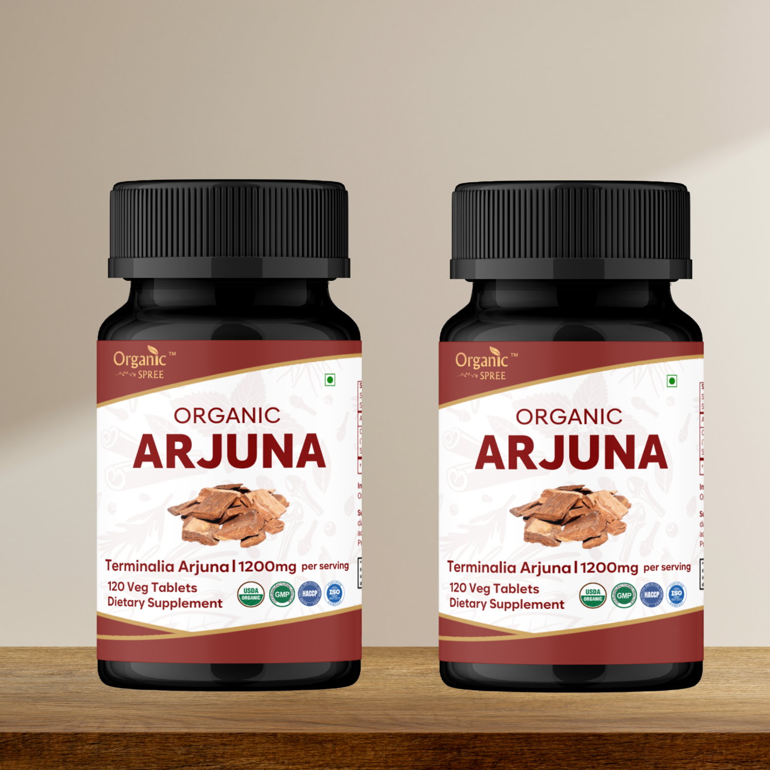 Organic Spree Arjuna 120 Tablets - Organic Certified