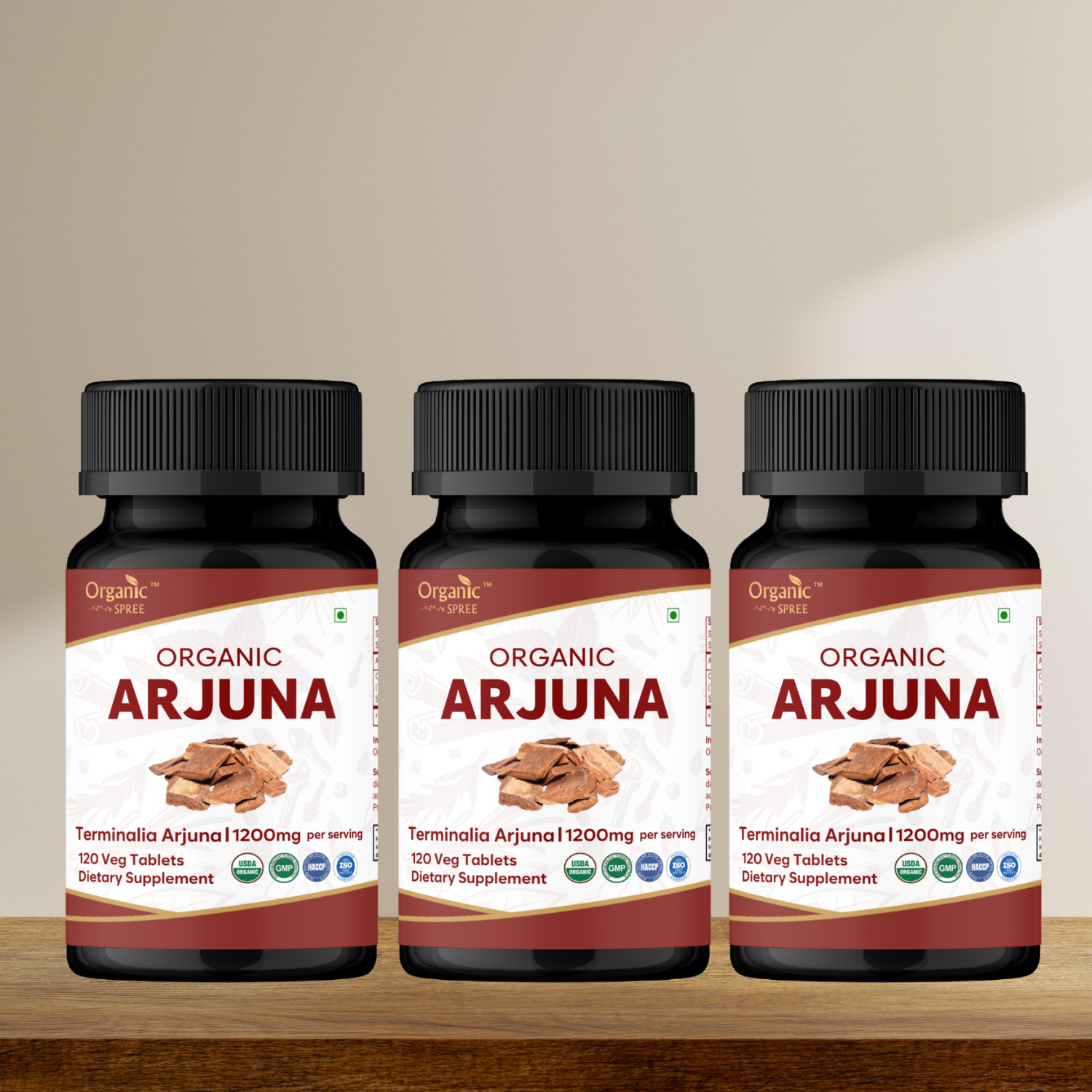 Organic Spree Arjuna 120 Tablets - Organic Certified
