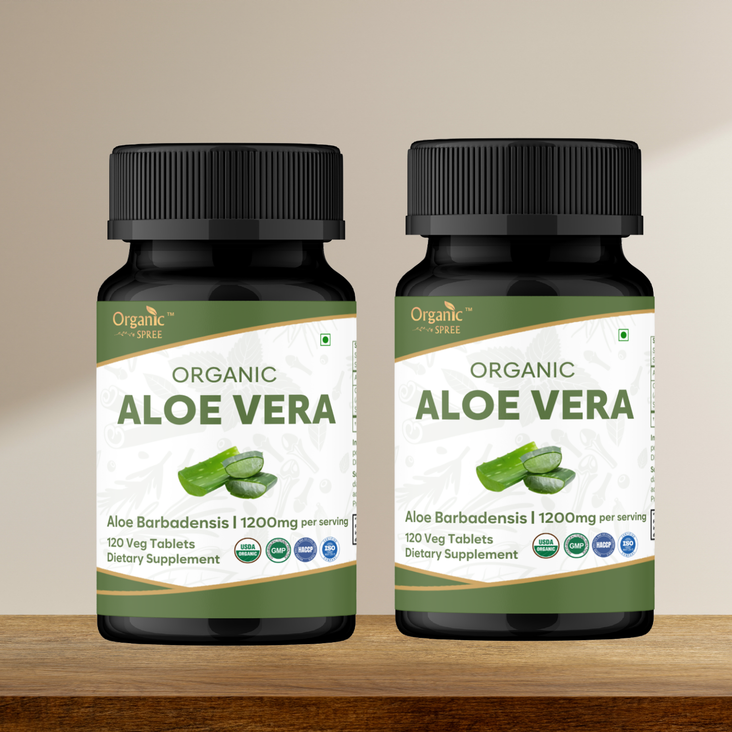 Organic Spree Aloe Vera 120 Tablets | Organic Certified