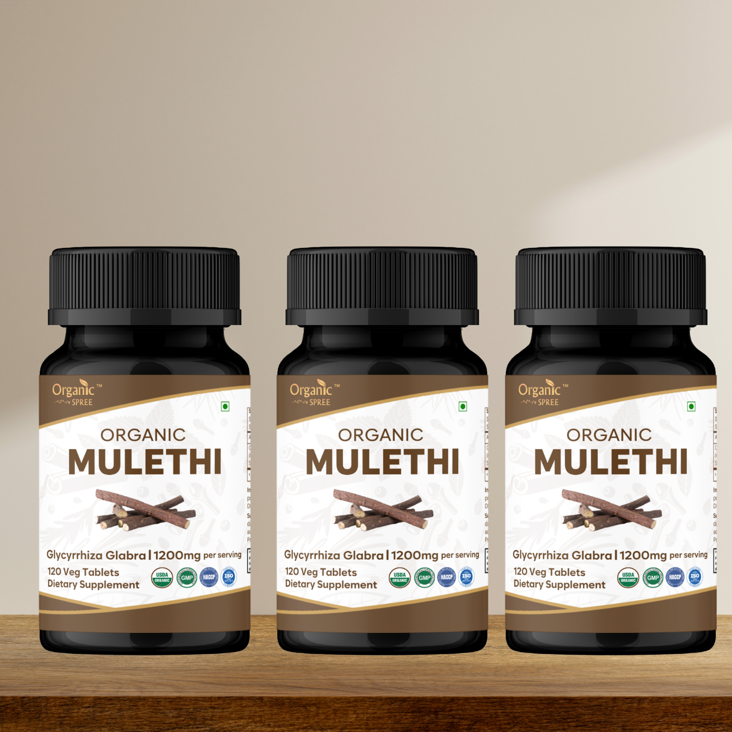 Organic Spree Mulethi 120 Tablets - Organic Certified