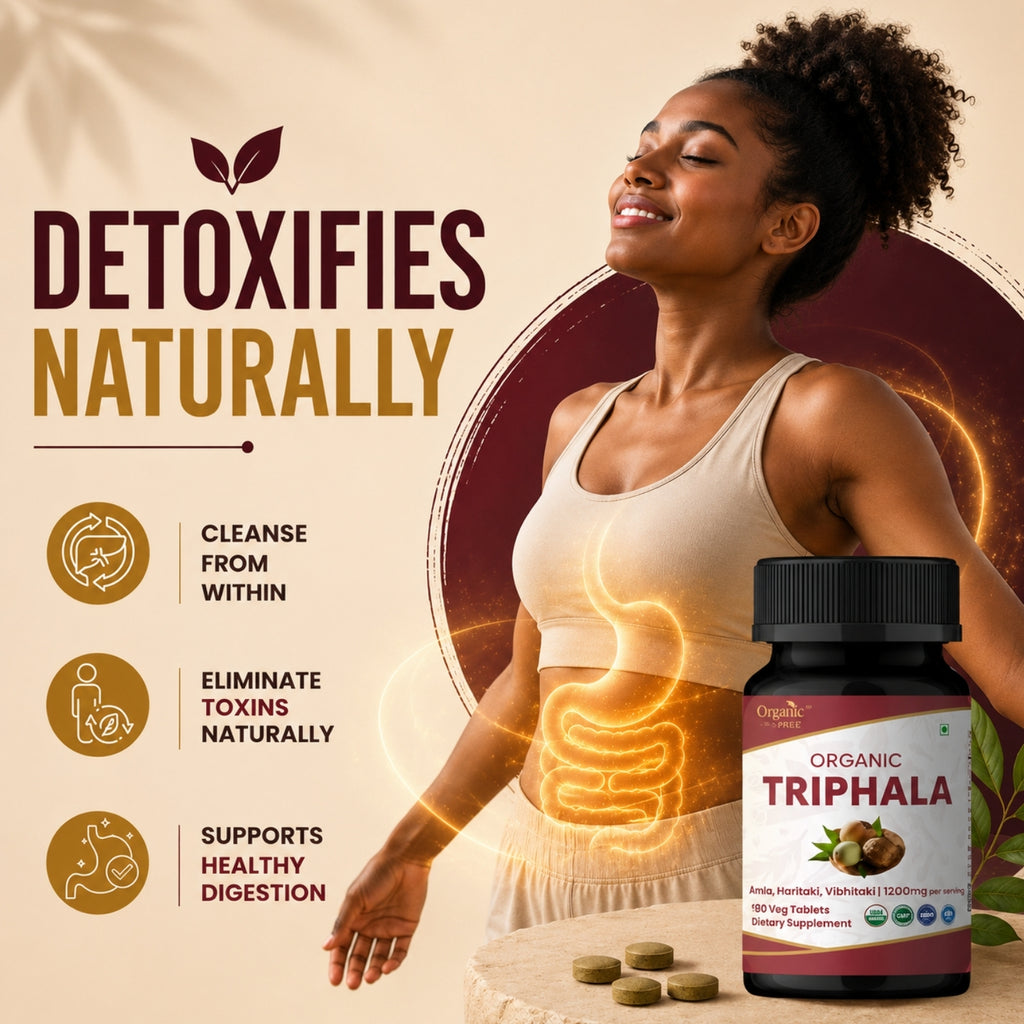 Organic Spree Triphala 120 Tablets | USDA Organic Certified