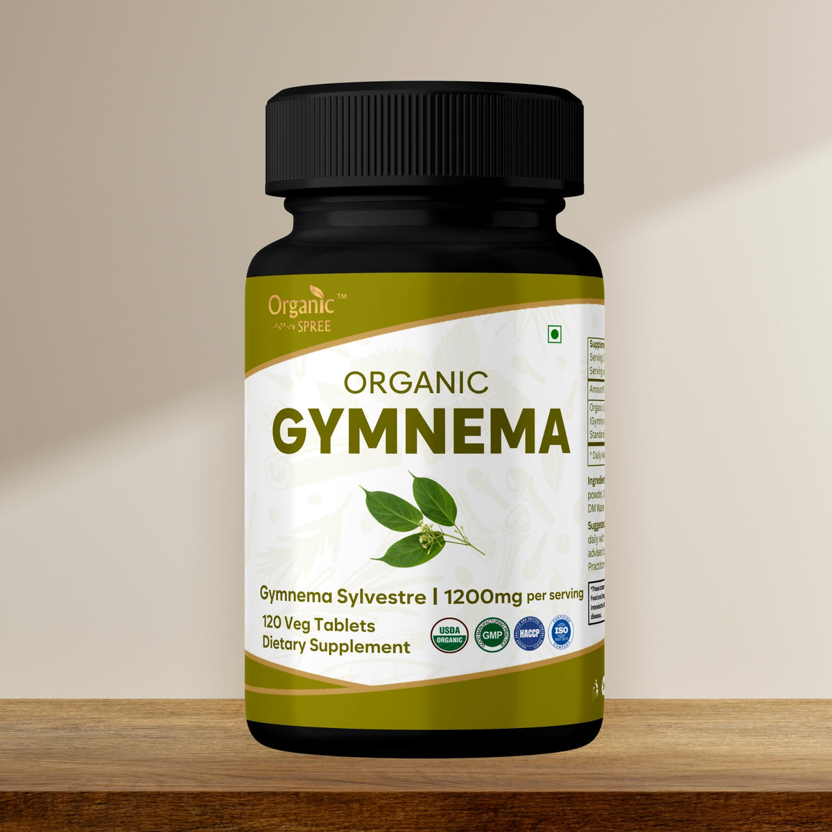 Organic Spree Gymnema 120 Tablets - Organic Certified