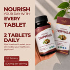 Organic Spree Triphala 120 Tablets | USDA Organic Certified