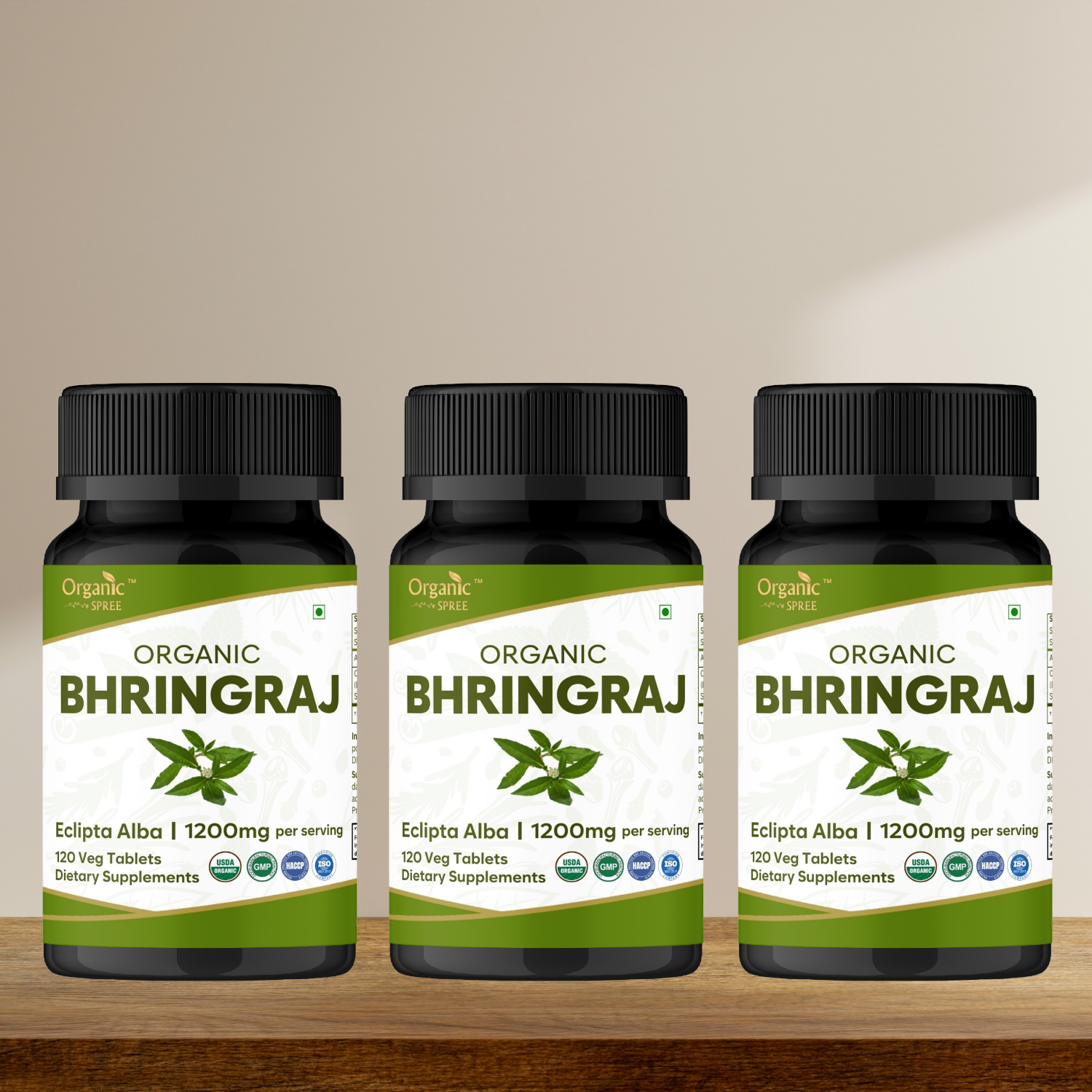 Organic Spree Bhringraj 120 Tablets - Organic Certified