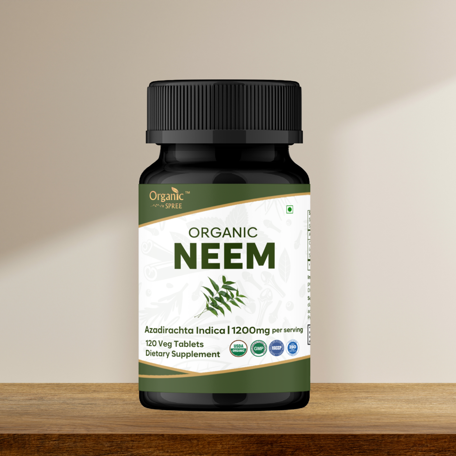 Organic Spree Neem 120 Tablets - Organic Certified