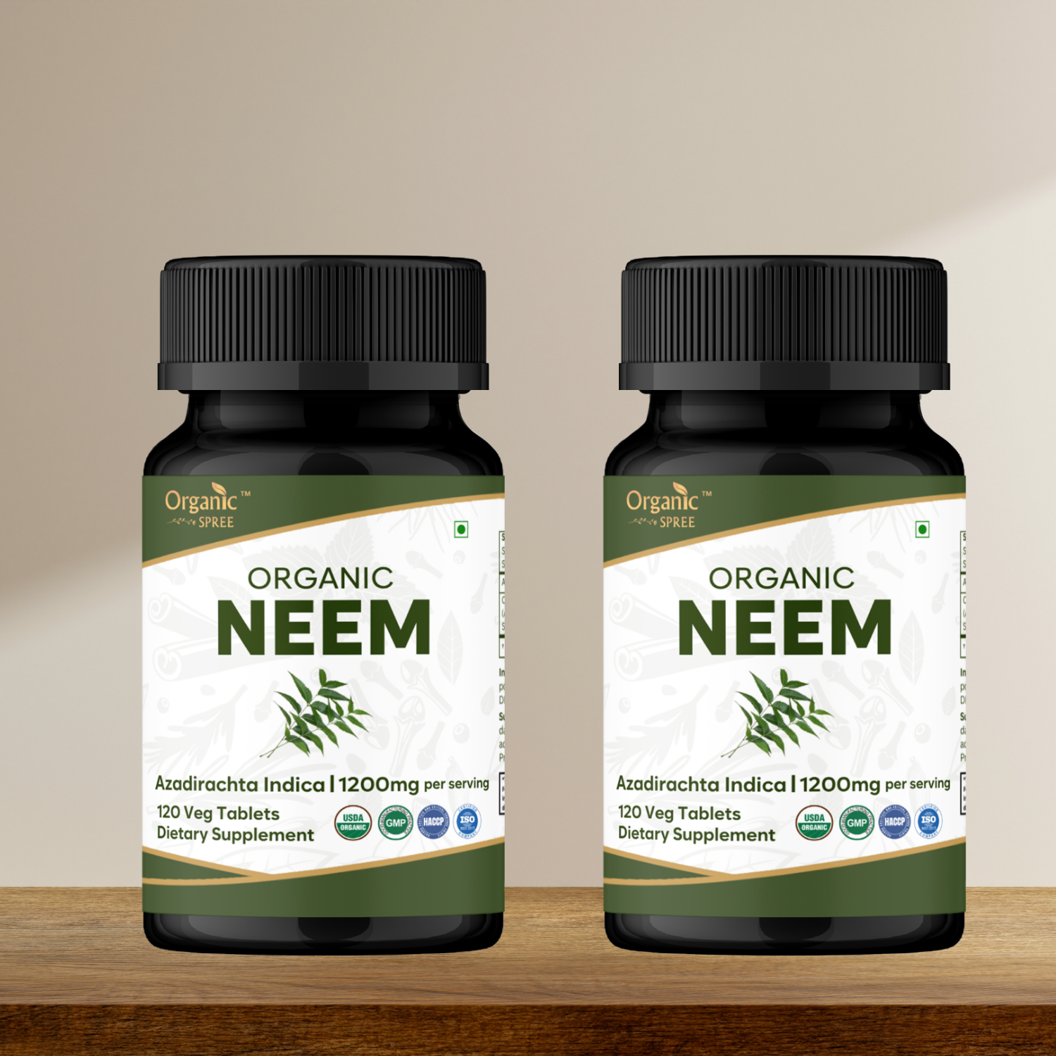 Organic Spree Neem 120 Tablets - Organic Certified