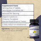 Organic Spree Gokshura 120 Tablets - Organic Certified