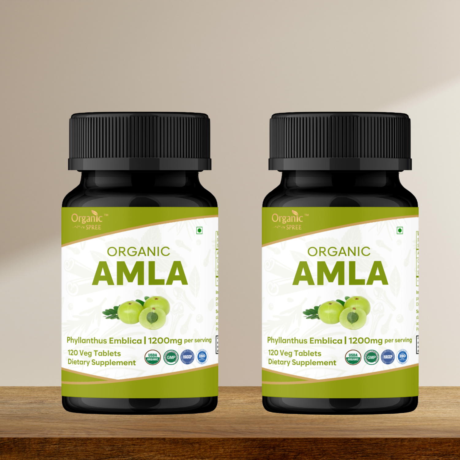 Organic Spree Amla 120 Tablets - Organic Certified
