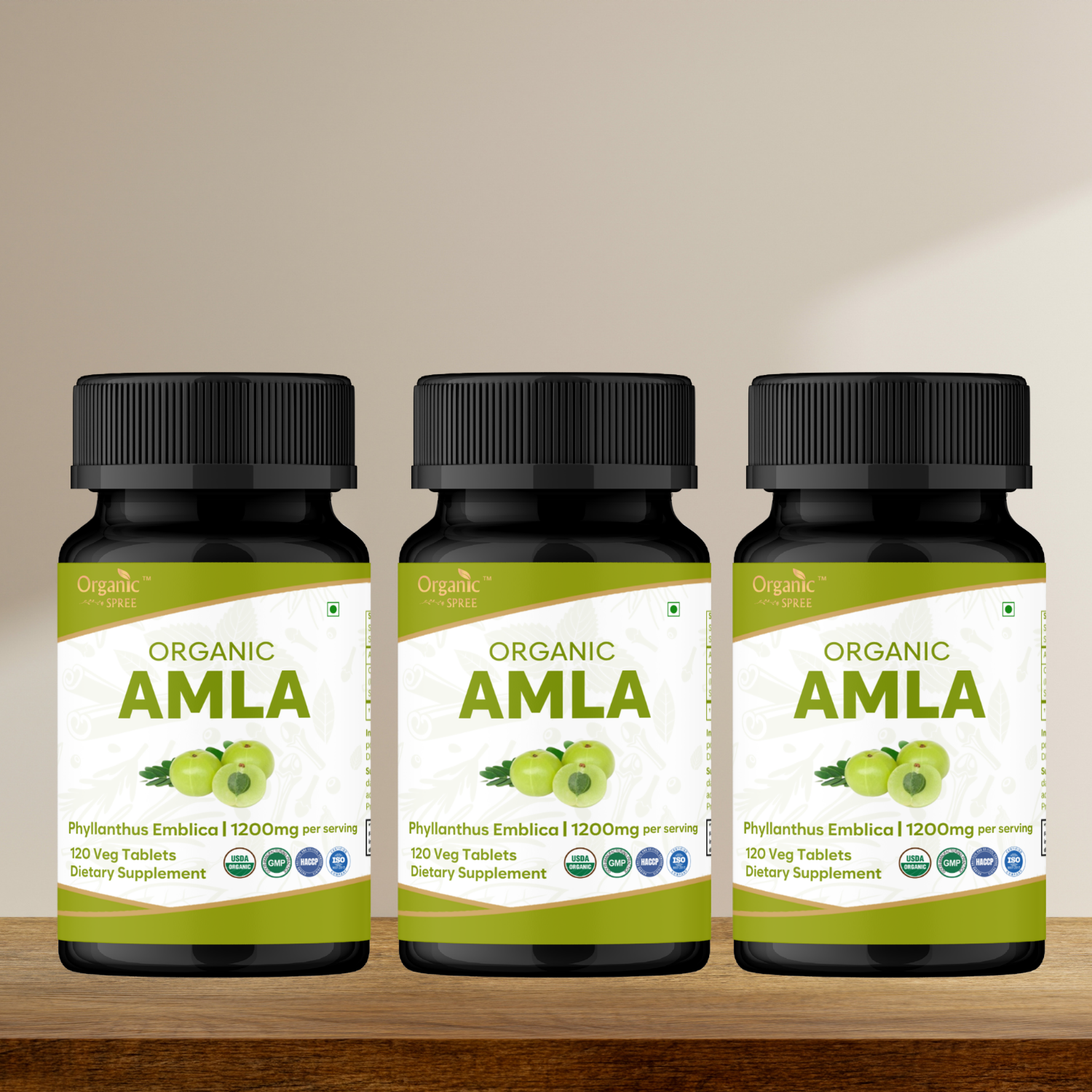 Organic Spree Amla 120 Tablets - Organic Certified