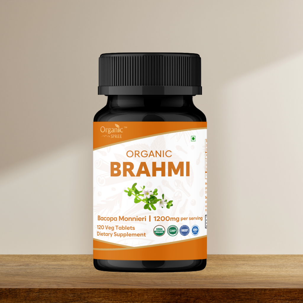 Organic Spree Brahmi 120 Tablets - Organic Certified