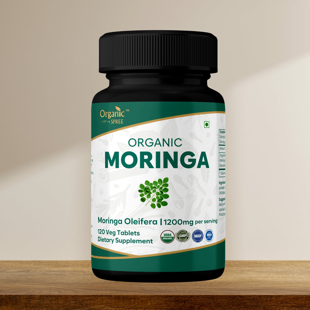 Organic Spree Moringa 120 Tablets - Organic Certified