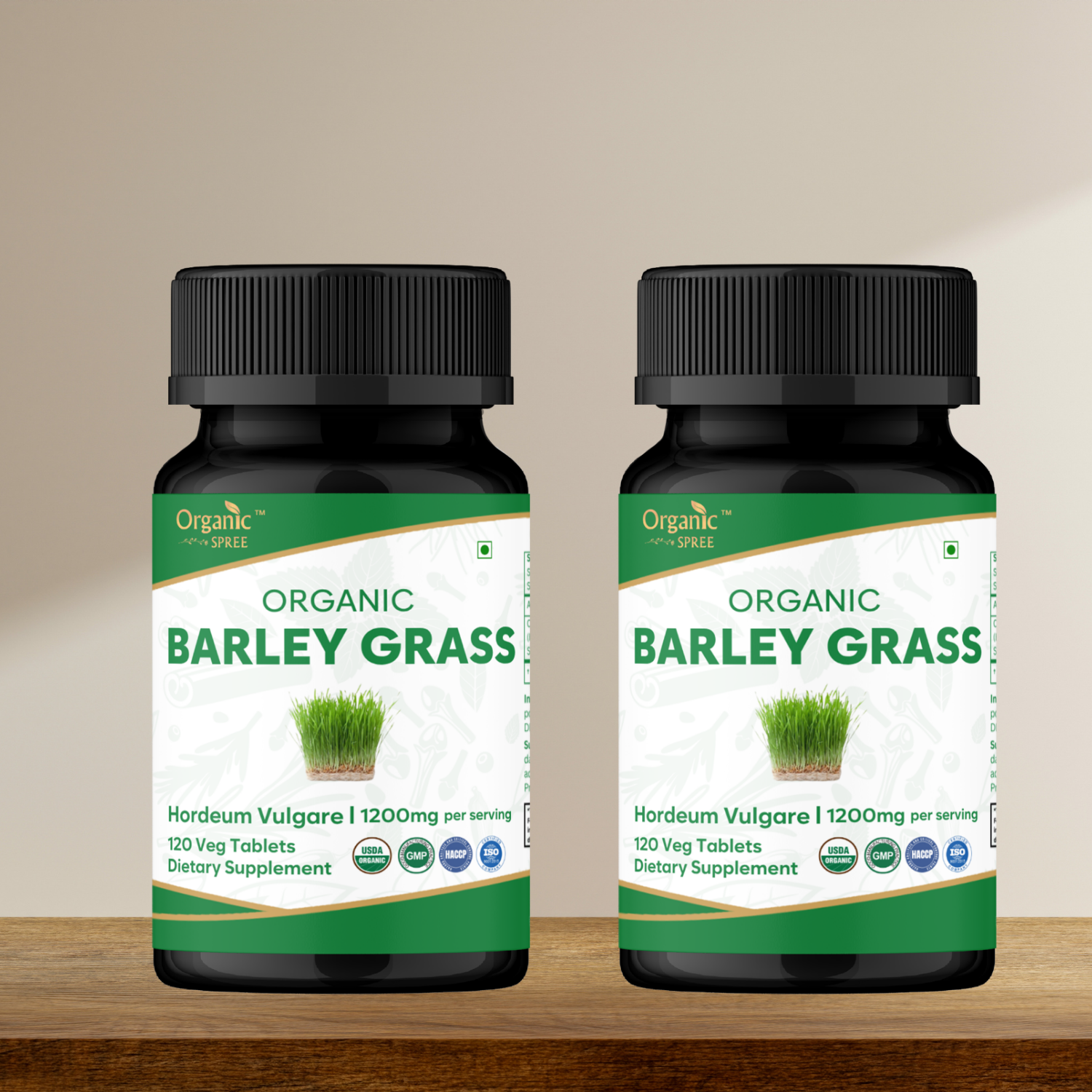 Organic Spree Barley Grass 120 Tablets - Organic Certified