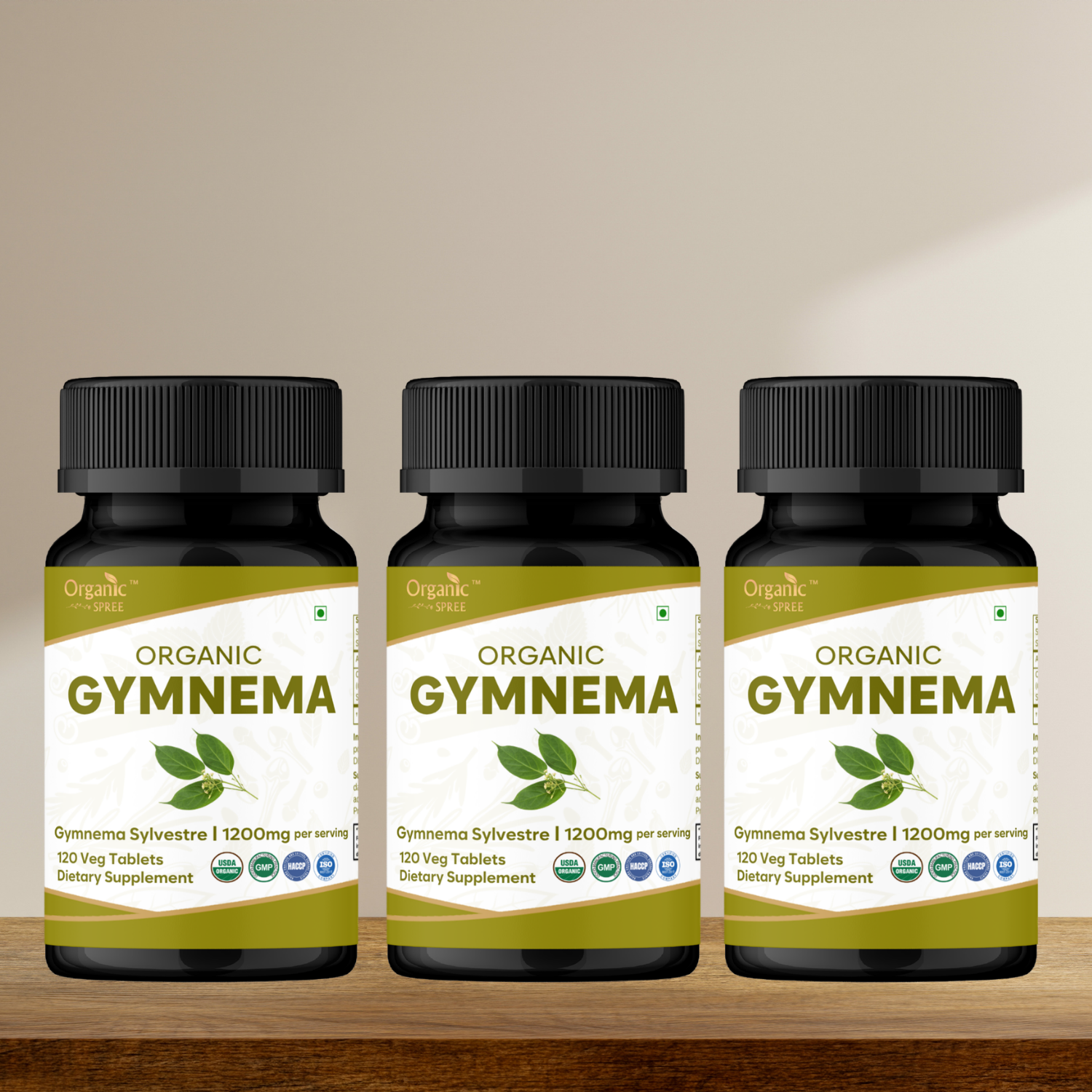 Organic Spree Gymnema 120 Tablets - Organic Certified