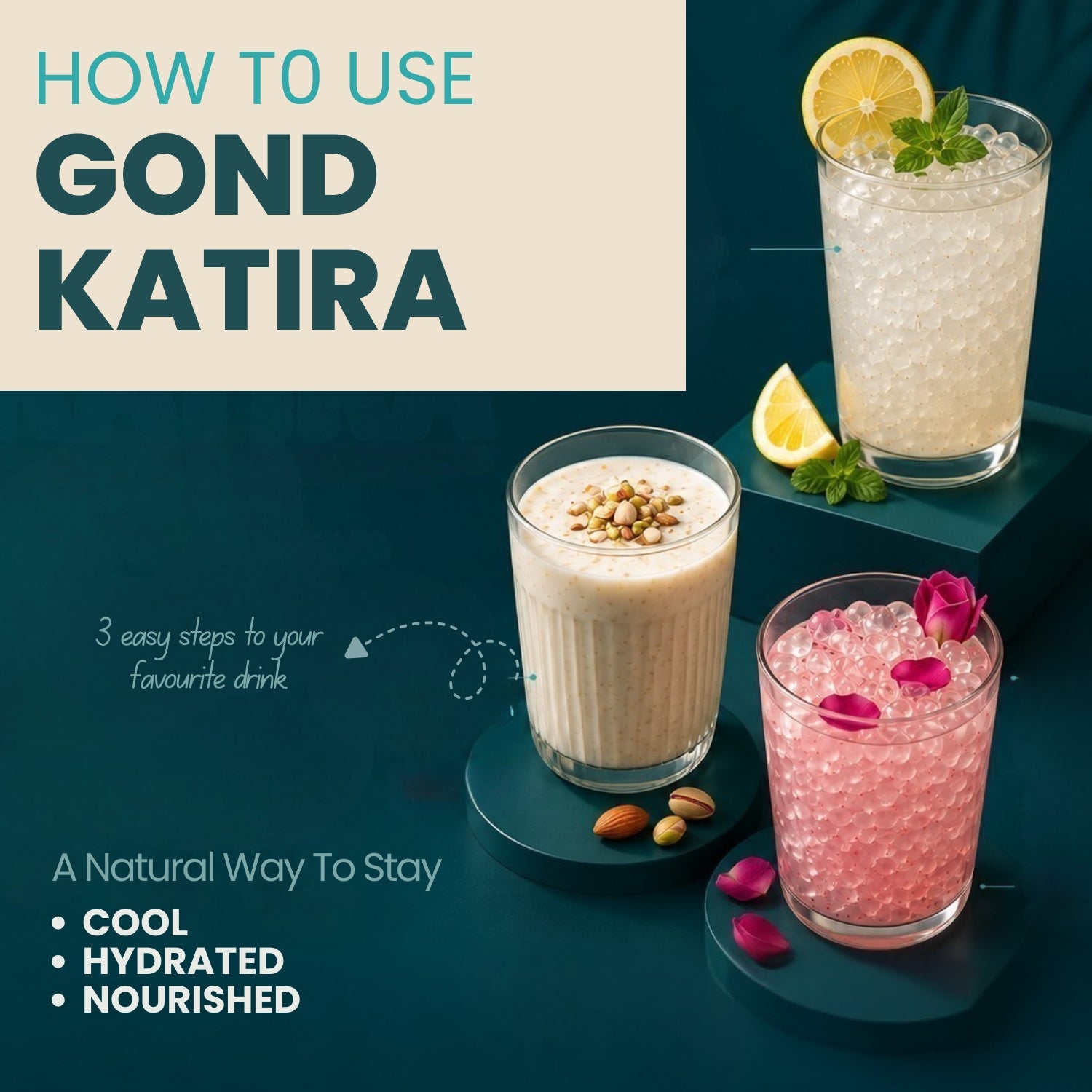 Organic Spree Gond Katira 250grams (8.81 oz) - Tragacanth Gum