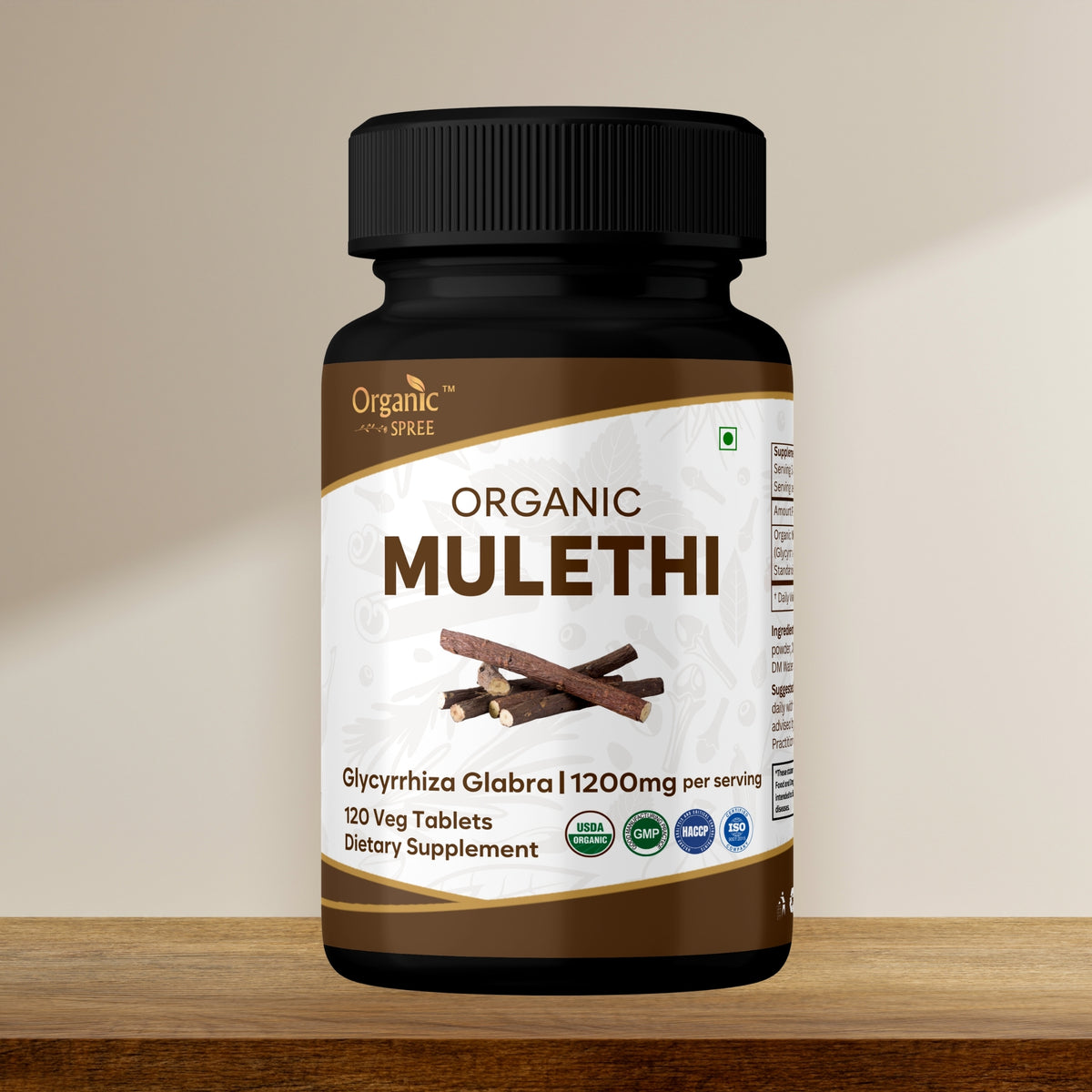 Organic Spree Mulethi 120 Tablets - Organic Certified